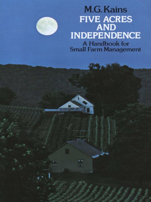 Cover image for Five Acres and Independence